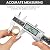 Digital Caliper Measuring Tool, 6 Inch Caliper Tool with Large LCD Screen, Easy Switch from Inch Millimeter Fraction, Stainless Steel Vernier Caliper Digital Micrometer for DIY/Household