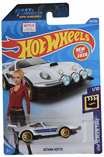 Hot Wheels Astana Hotto coche 1:64 escala blanco miniatura 1