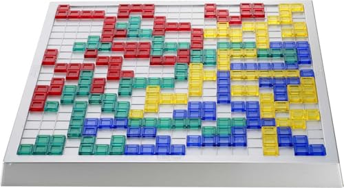 Image of Mattel Games Blokus XL Board Games for Family Night, Brain Games for 2 to 4 Players, Oversized Board and Pieces
