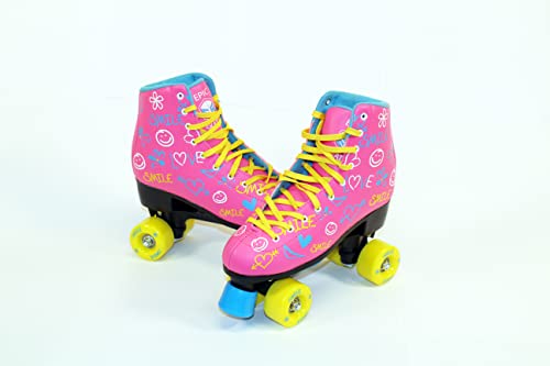 Epic Skates Blush Quad Roller Skates, Pink, Ladies Size 5 #TOP2