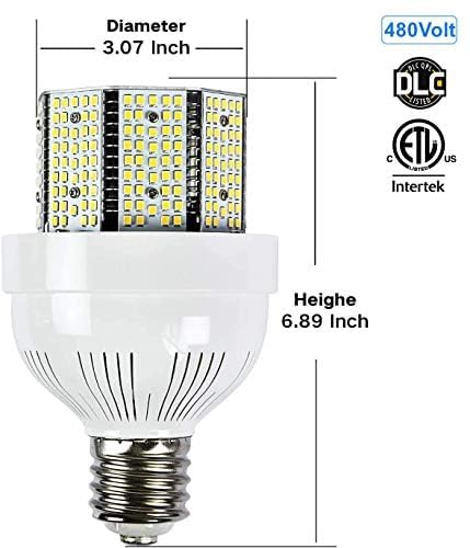 480V LED Corn Light Bulb 65W 300W Equivalent E39 LED Light Bulb 9750Lm 5000K Corn Cob Light for — view 7