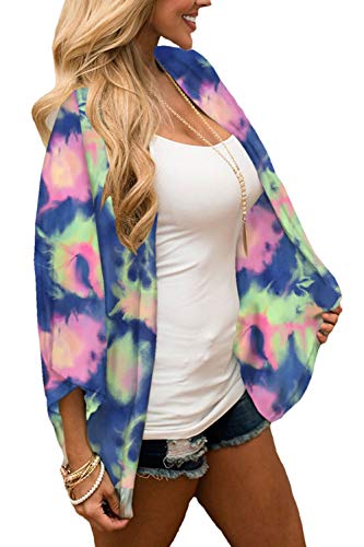 Image of CASURESS Women's Cardigan-Sheer Kimono Loose Summer Floral Print Cover Ups