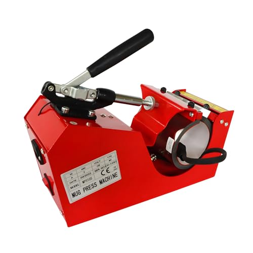 Prensa para tazas con sublimación 110V 450W con pantalla LCD miniatura 3