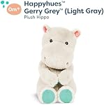 B. toys – 12-Inch Plush Hippo – Stuffed Animal – Soft & Gray Hippopotamus Toy – Washable Toys for Baby, Toddler, Kids – Happyhues – Garry Grey Hippo – 0 Months, Gray,Grey