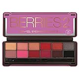 BYS Berries 2 Eyeshadow Palette, 12 Color Collection in Tin Kit with Mirror - Highly Pigmented Matte & Metallic Shades