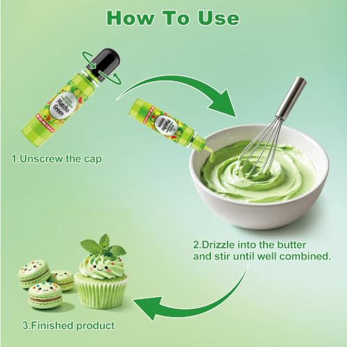 Image of Natural Food Coloring Gel, 12 Colors, 0.35 fl.oz Each Natural Food Dye | FD&C & Artificial Dye Free, Plant Based, For Baking, Frosting, Fondant, Cake Decorating