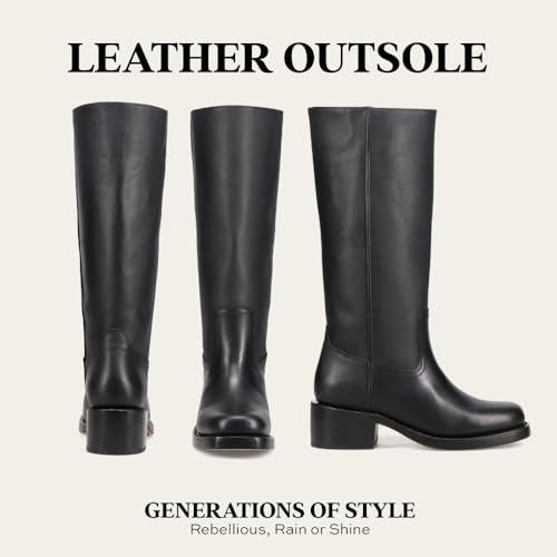 Frye Campus 14L Iconic Tall Boots for Women Crafted from Signature Montana Leather with Genuine Stitch Welt Construction and Stacked Leather Heel view 8