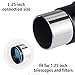 CelticBird Telescope Accessory Kit with 1.25inch Plossl Premium Telescope Eyepiece Set 8mm/12.5mm/32mm Plossl Eyepieces Lens and 2X Multicoated Barlow Lens T Adapter
