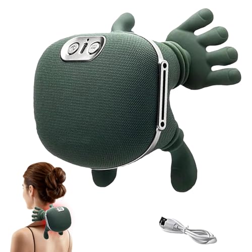 4D Neck Hand Massager Neck Massager with Hands Neck Massager for Necks Pain 3 Levels & 2 Temperature Hand Massage Necks Shoulder Massage Bionic Massager Simulated Human Hand Design (Basic)