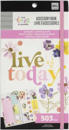 The Happy Planner Accessory Book PRSSD FLRL, Pressed Florals