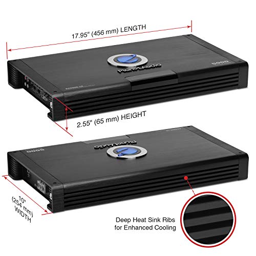 Planet Audio Ac5000.1D Anarchy Series Car Amplifier - 5000 High Output, Class D, Monoblock, 1 Ohm Stable, Low Level Inputs, Low Pass Crossover, Mosfet Power Supply #TOP2