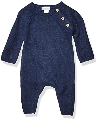 Splendid Baby Boys Long Sleeve Coverall, Navy - Infant, 3/6 mo