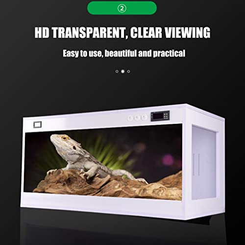 Terrarium pour Reptiles PVC Isolant Évite Perte Chaleur Vivarium - 5