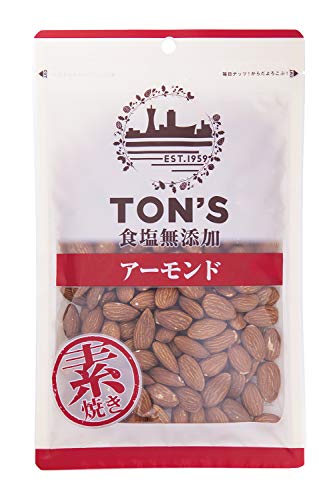 東洋ナッツ 食塩無添加アーモンド大 230g ×2袋