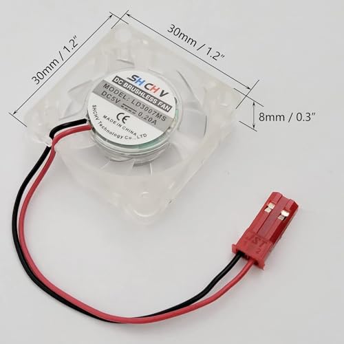 Lot De 4 Ventilateurs De Refroidissement Sans Balais CC 5 V