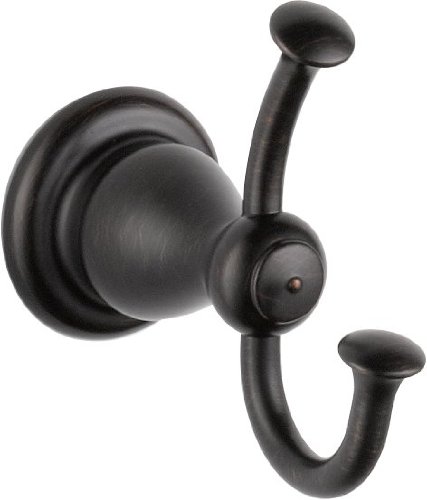 Delta Faucet 77835-RB Leland Double Robe Hook, SpotShield Venetian Bronz