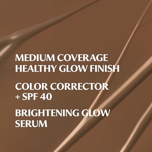 Image of IT Cosmetics CC+ Nude Glow SPF 40 - Medium Coverage Foundation, 2% Niacinamide + Hyaluronic Acid Brightening Glow Serum, Lightweight Up to 24H Hydration, Normal to Dry & Mature Skin - 1.08 fl oz