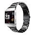 Produktbild Aresh Armband Kompatibel mit Fitbit Ionic Armband, Metall Solide Edelstahl Ersatzarmband mit Link Removal Kit Kompatibel mit Fitbit Ionic Smartwatch(Schwarz)