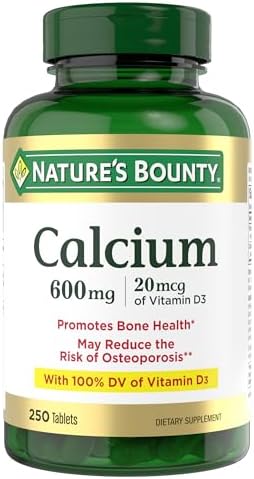 Nature's Bounty Calcium Carbonate & Vitamin D, Supports Immune He...