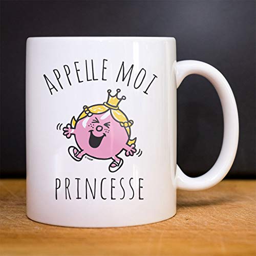 Monsieur Madame Mug Appelle Moi Princesse - Mug céramique imprimé en France - Licence Officielle