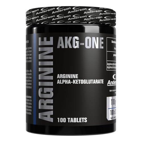 Anderson Arginine AKG-ONE | Integratore alimentare a base di L-Arginina alfa-chetoglutarato | 100 cpr- made in Italy