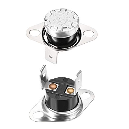 Tipo: 2pz KSD301 70 gradi Celsius termico interruttore di controllo 250V 10A NO (Normalmente aperto)