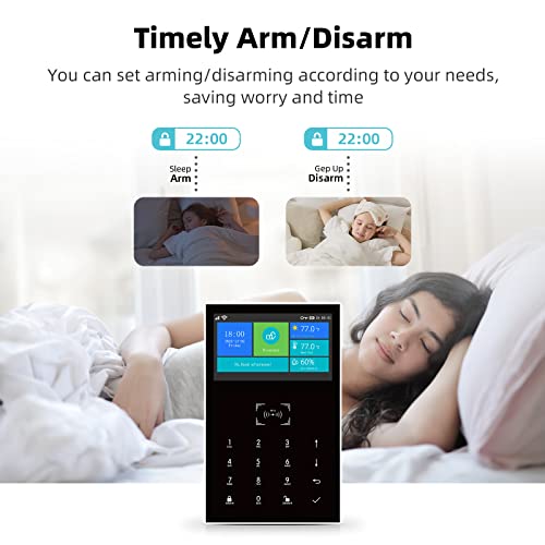 Clouree PG109I-4G-US-AMC Wifi Alarm System For Home Security, Wireless Alarm 14-Piece Kit, 3G/4G Gsm Home Security System thumb #3