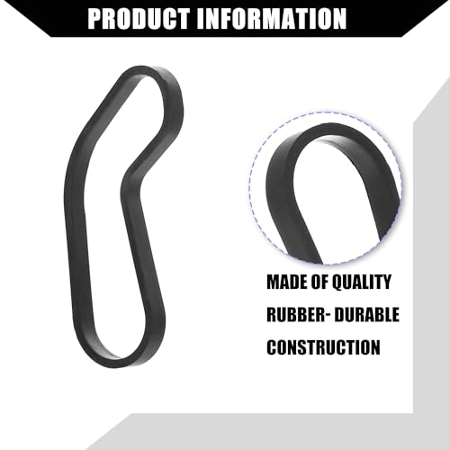 Image of No.11428643747 Oil Cooler Gasket for Mini Cooper 2007-2013 / Inner Engine Oil Filter Adapter Gasket /Durable Rubber / 1Set Black