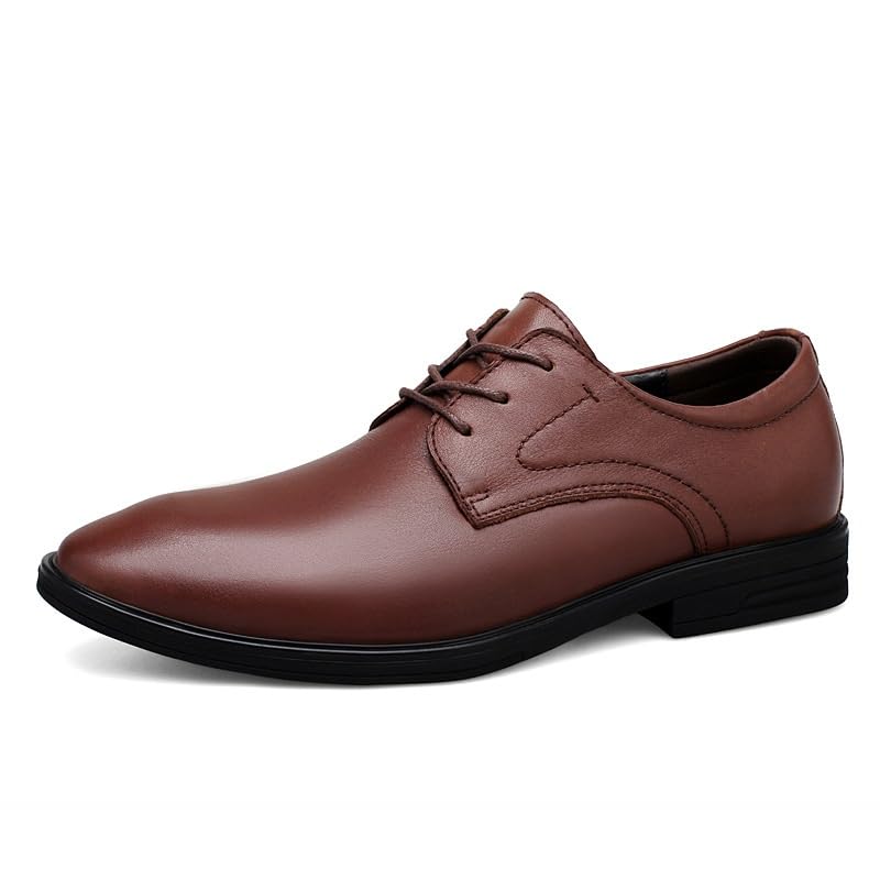 Tuxedo Formal Shoes for Mens Pu Leather Lace-up Plain Toe Anti-Slip Non Slip Resistant Business3