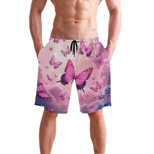 Mens Swim Trunks with Pockets Beach Shorts with Mesh 4 Way Stretch Quick Dry Board Bathing Beach Swimwear2