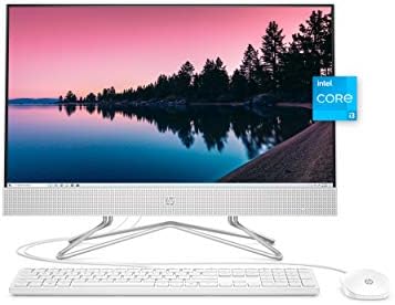 HP All-in-One Desktop PC, 11th Gen Intel Core i3-1115G4 Processor, 8 GB RAM, 512 GB SSD Storage, Full HD 23.8” Display, Windows 10 Home, Remote Work Ready, Mouse and Keyboard (24-dp1250, 2021)