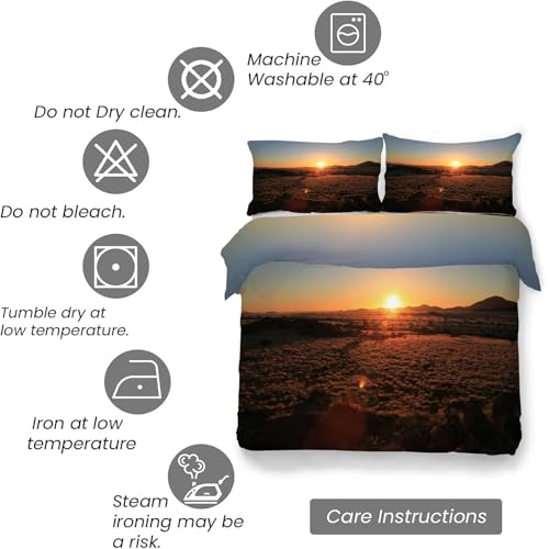 Parure de lit 90x190 housse de couette microfibre douce avec fermeture éclair