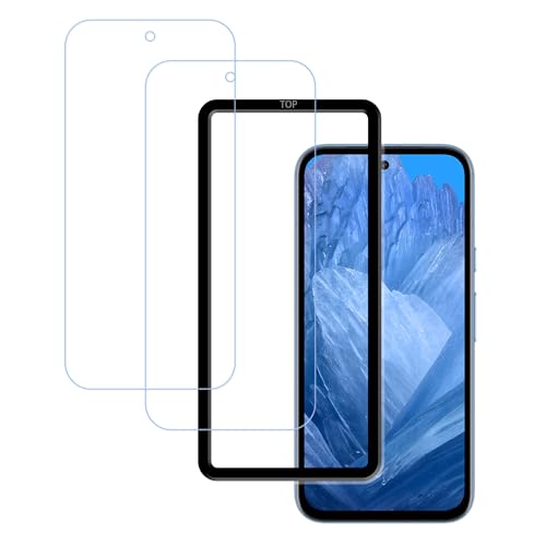 �ڔ��ɘa �u���[���C�g�J�b�g �Ή� Google Pixel 8A �p �K���X�t�B���� (2 ������) �����K���X 9H�d�x ���Y�Ɏq�f�� �t�� �ی�t�B���� �K�C�h�g�t��