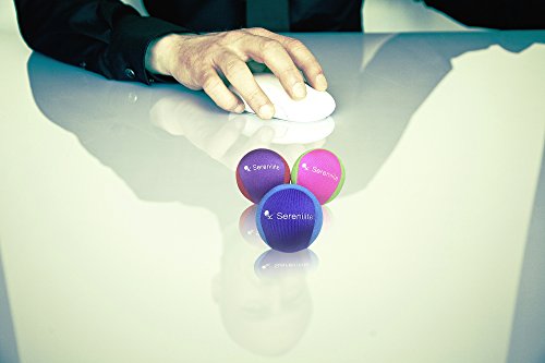 Serenilite Stress Ball and Hand Therapy Gel Squeeze Exercise Ball - Great for Anxiety and Hand Strengthening - Optimal Stress Relief - Dual Color (Electrical Surge) - Thumbnail 6