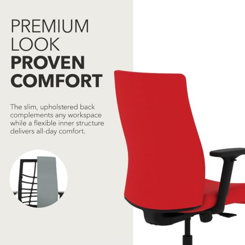 Image of HON Ignition 2.0 Ergonomic Office Chair, Lumbar Support, Desk Chair, Ruby