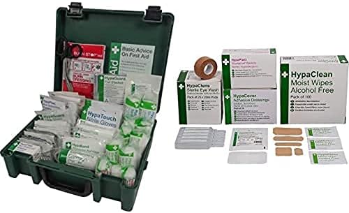Safety First Aid K3170MD Economy Catering Kitchen First Aid Kit, Medium Fully-Stocked 11-20 Persons British Standard