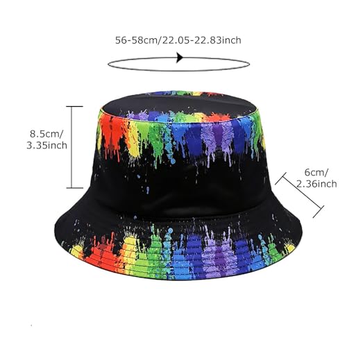 Image of Bucket Hat for Women Men,Travel Sun Beach Cap,Unisex Fishing Outdoor Boonie
