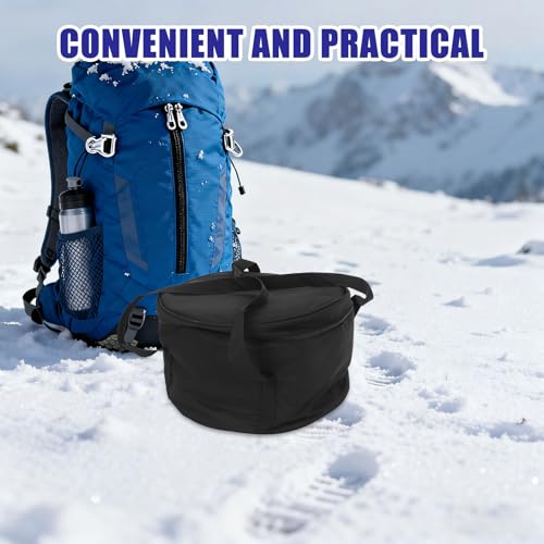 Sac de rangement portable pour couverts de camping avec fermeture éclair