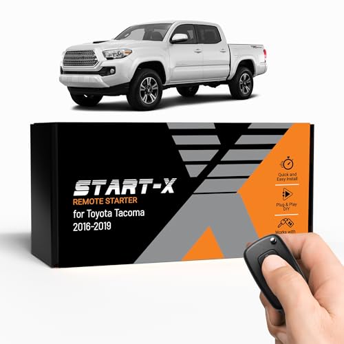 Start-X Remote Starter Kit for Tacoma Push to Start 2016-2019 || 3X Lock to Remote Start || USA...