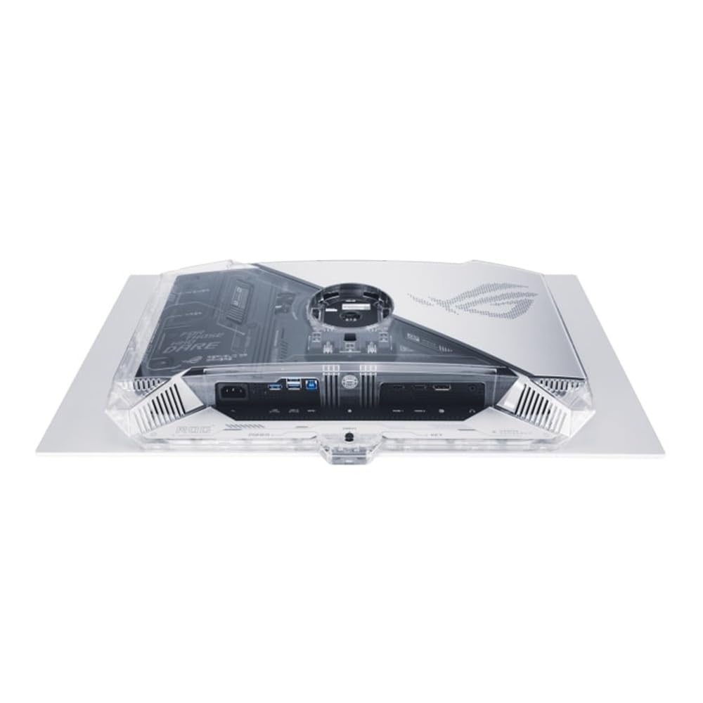 ASUS ROG SWIFT OLED PG27AQWP-W, Monitor Gaming da da 26,5" WOLED, Argento | (2560x1440), TrueBlack Glossy, Dual-Mode (Refresh Rate da 54Hz a 72Hz), 0,02ms (GTG), Compatibile conG-SYNC, DisplayPort 2.1