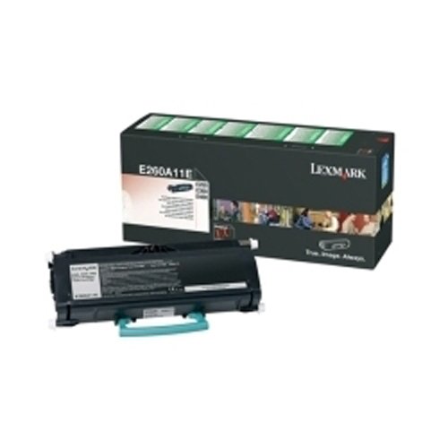 Toner d'origine Lexmark E260A11E Noir pour imprimante X264DN de 3500 pages