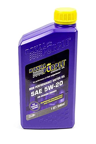 Royal Purple (06520-6PK API-Licensed Heavy Duty SAE 5W-20 High Performance Synthetic Motor Oil - 1 Quart, (Case of 6)