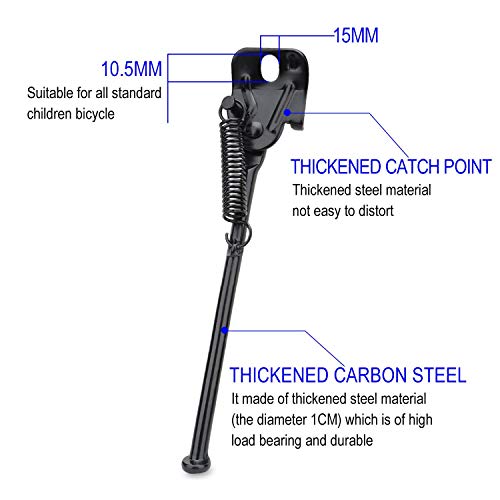 Image of USONG Bike Kickstand Children's Bicycle Kickstand Stand Folding Cycling Center Bracket 12 inch 14 inch 16 inch 18 inch 20 inch 22 inch 24 inch 26 inch 28 inch Bike Racks