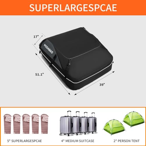 MIDABAO 20 Cubic Feet Car Roof Bag