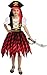 Bordazor Pirate Costume for Girls Pirate Cosplay Dress Up Set for Halloween (5-7 Years)