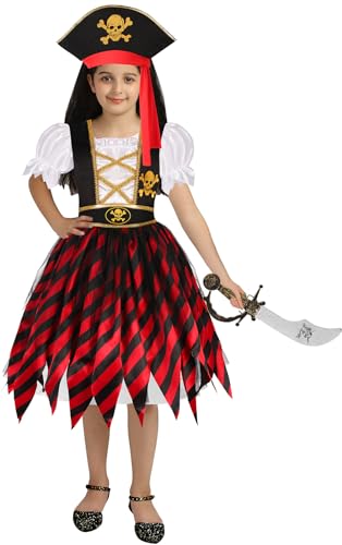 Disfraz de Pirata para Niñas 5-7 Años miniatura 3
