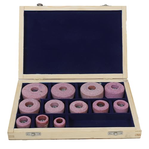 12 Pcs Black & Decker Valve Seat Grinding Stones/Wheels for B & D Holder 9/16" Thread 80 Grit