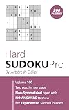 Hard Sudoku Pro: Book for Experienced Puzzlers (200 puzzles) Vol. 100