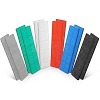 120 Stk Abstandshalter Kunststoff Unterlegplatten Kunststoff,28 x 100 mm(1-6mm) Verglasungsklötze Kunststoffs, Distanzklötze Unterleger Kunststoffklötze, Abstandhalter Fensterklötze Unterlegplättchen