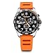 Produktbild Victorinox Herren Armbanduhr Fieldforce Sport Chrono Ø 42 mm, Swiss Made, Analog Quarz, Wasserdicht bis 100 m, Kautschuk-Armband, Schwarz/Orange